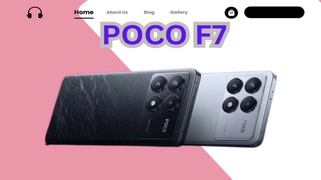 Poco F7 comes with dual dual-tone design and RGB lighting